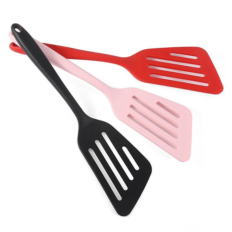 Okonomiyaki Spatula - 1개입 주방용 논스틱 실리콘 주걱, 생선