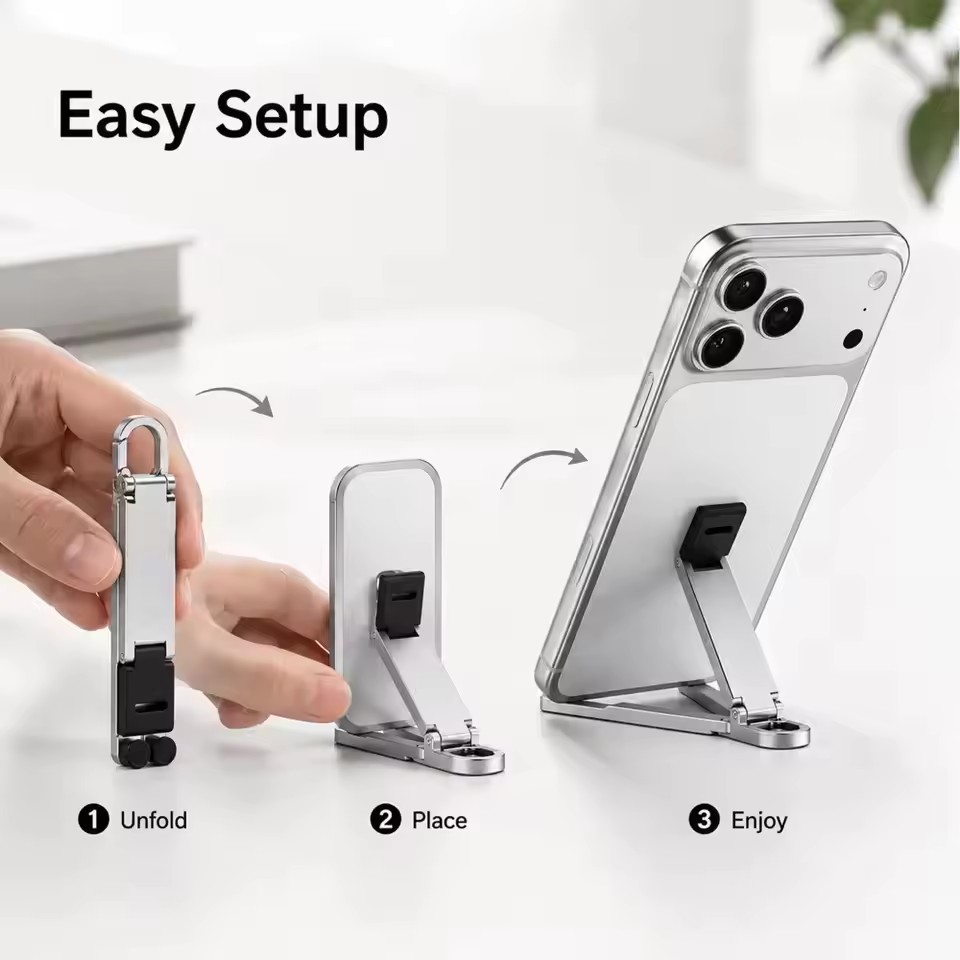 접이식 키체인 폰 스탠드 다각도 조절 가능 경량 아이폰 - Taco Stand Holder 리뷰 및 가격