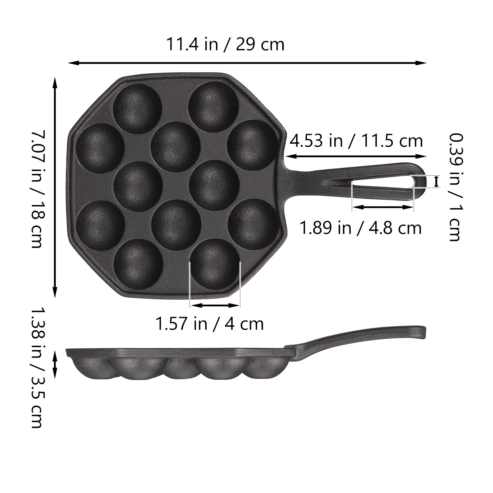 12구 주철 타코야키 팬, 튼튼한 논스틱 그릴 플레이트 - Takoyaki Grill Plate 리뷰 및 가격