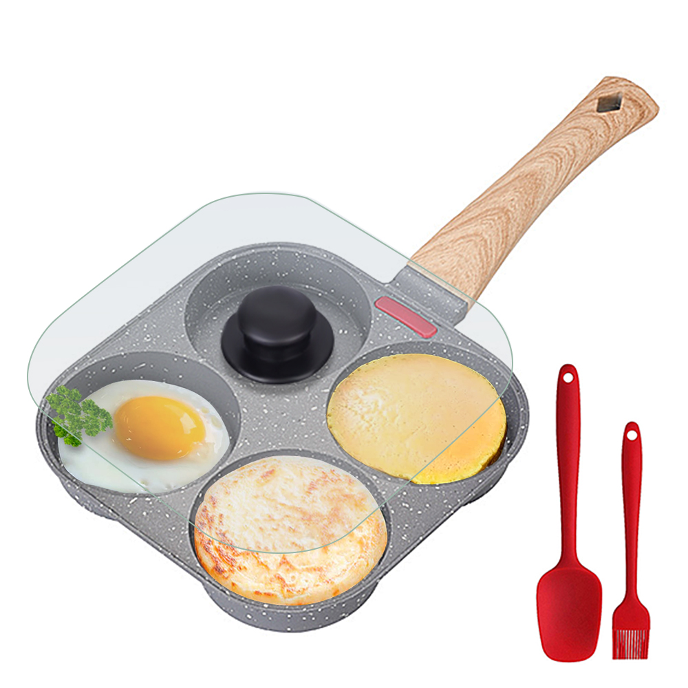 논스틱 4컵 계란 프라이팬(뚜껑 포함) 알루미늄 팬케이 - Mini Pancake Griddle 리뷰 및 가격