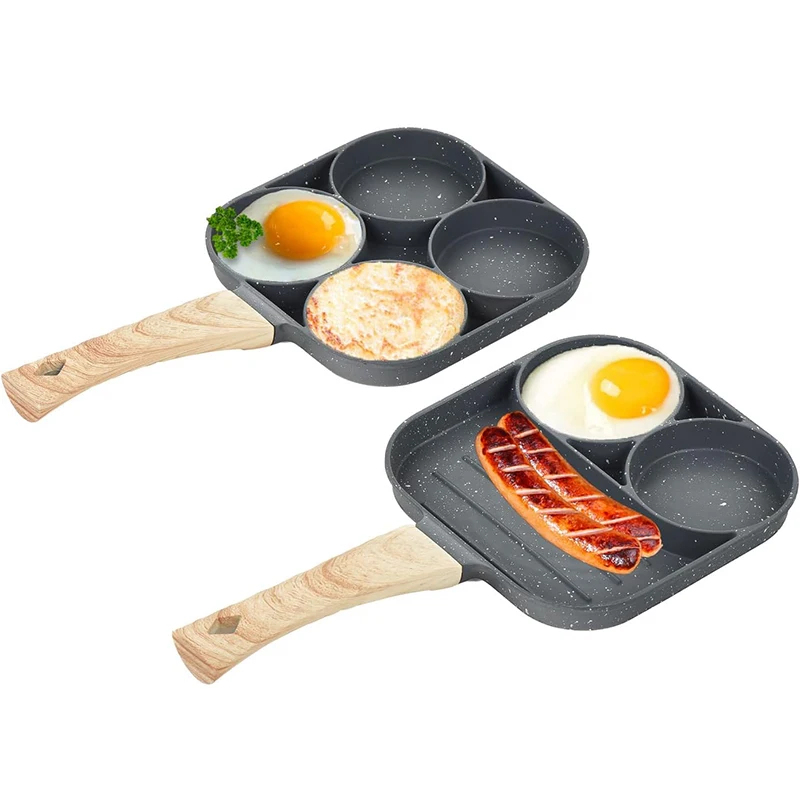 팬케이크 계란 프라이팬 4구 오믈렛 수란 프라이팬 아침 - Mini Pancake Griddle 리뷰 및 가격